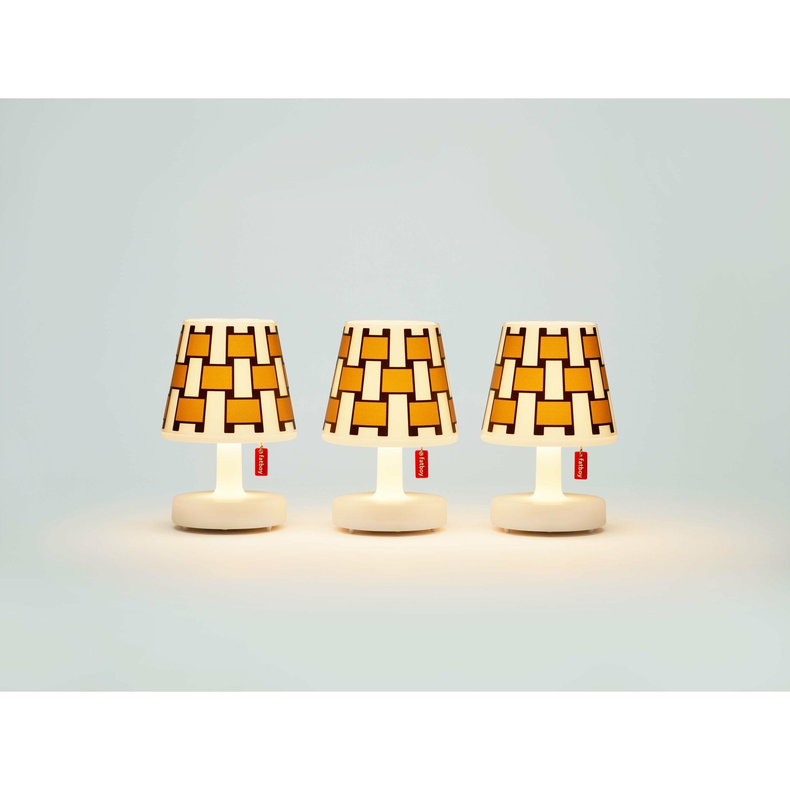 Fatboy Edison Mini Cappie Lampshades sæt med 3 kurvvæv, guld honning