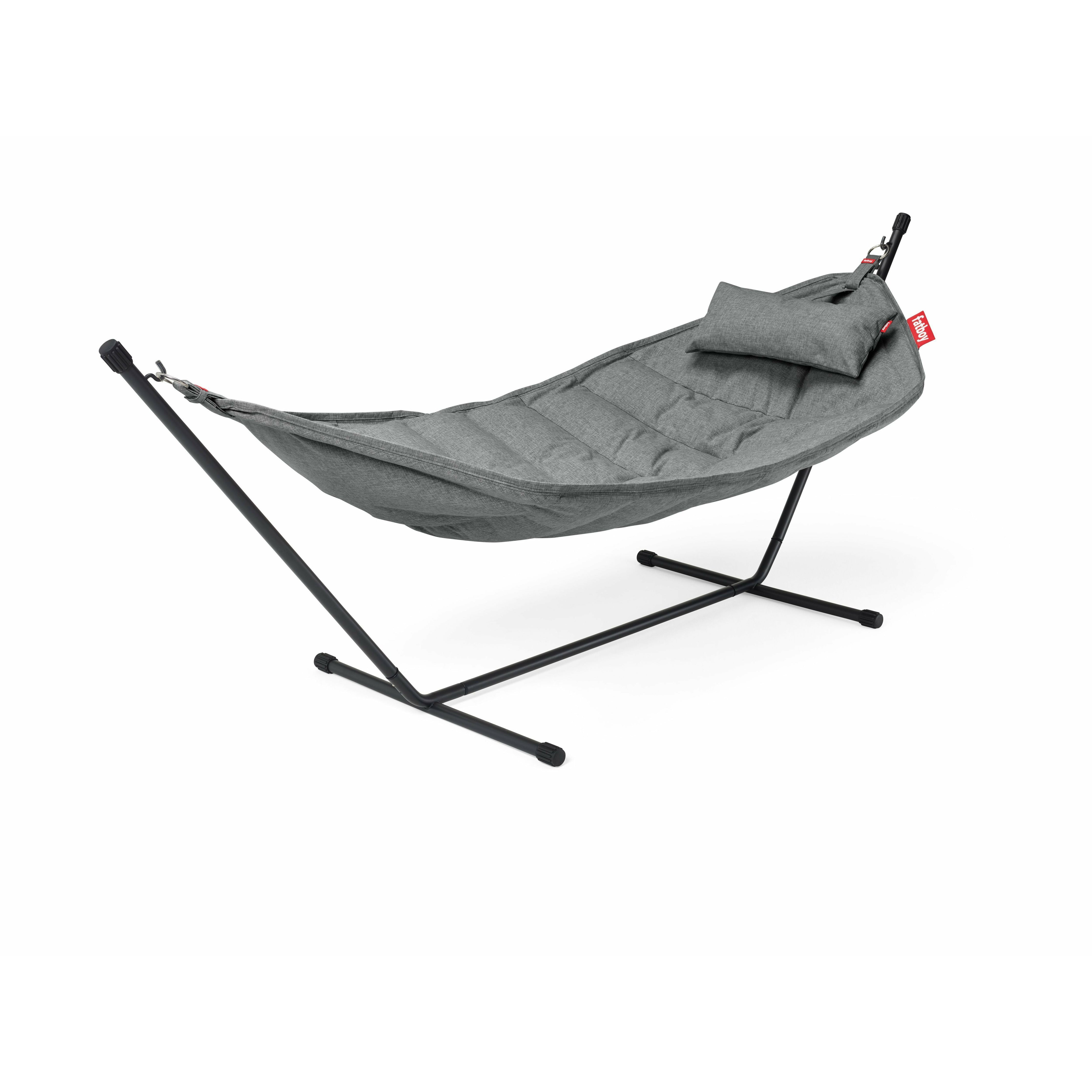 Fatboy Headdemock Superb Deluxe Hammock Incl. Frame, Cushion And Cover, Stone Grey