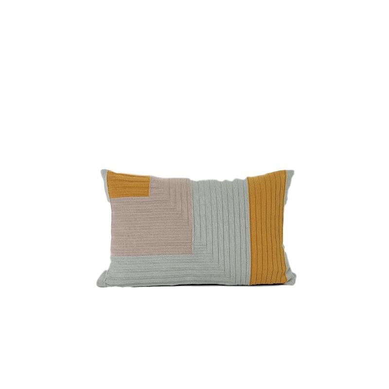 Ferm Living Angle Knit Pillow, Curry