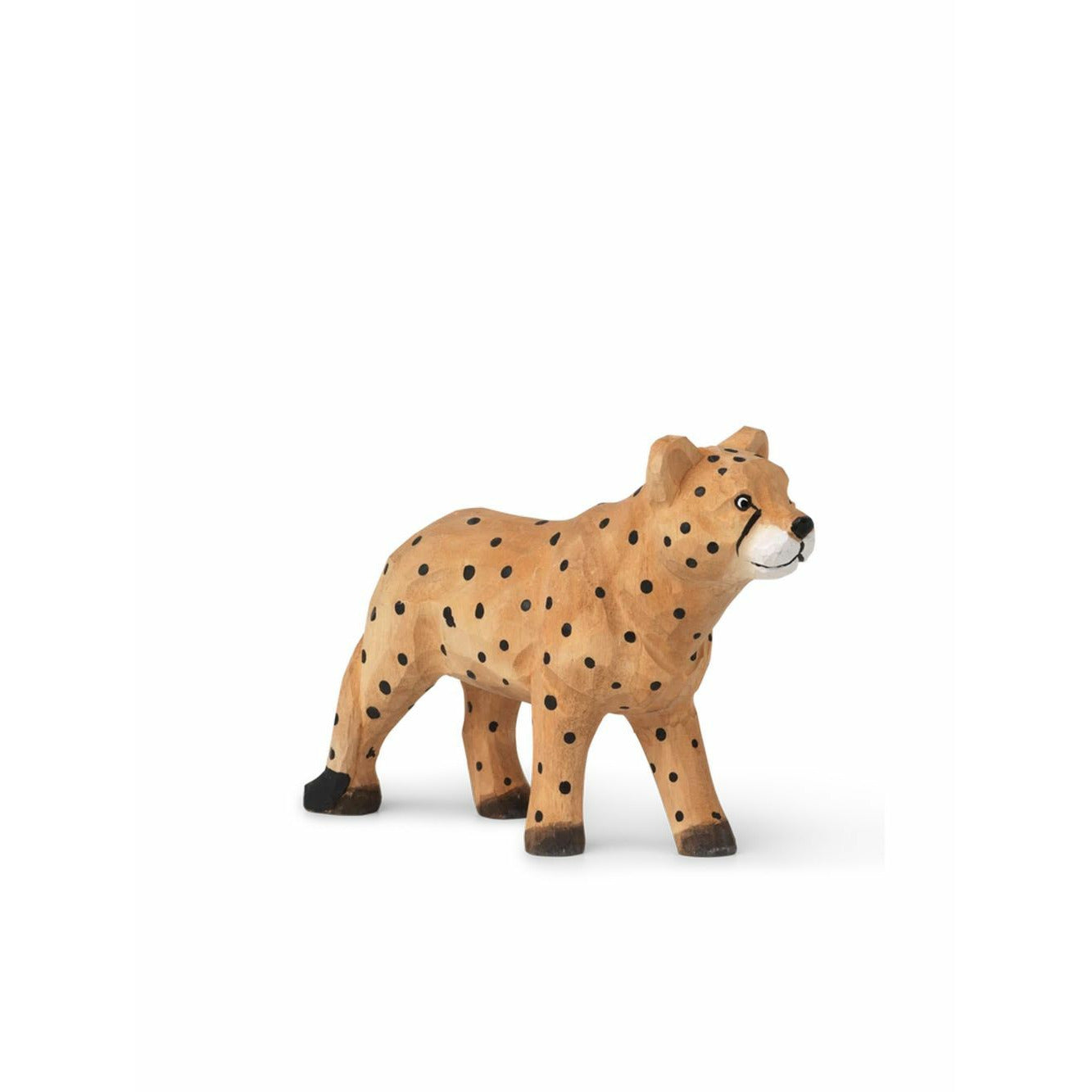 Ferm Living Animal sculpté à la main, guépard