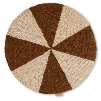 Ferm Arch Bordery Bordery Cushion 40 cm, ladrillo oscuro/apagado blanco