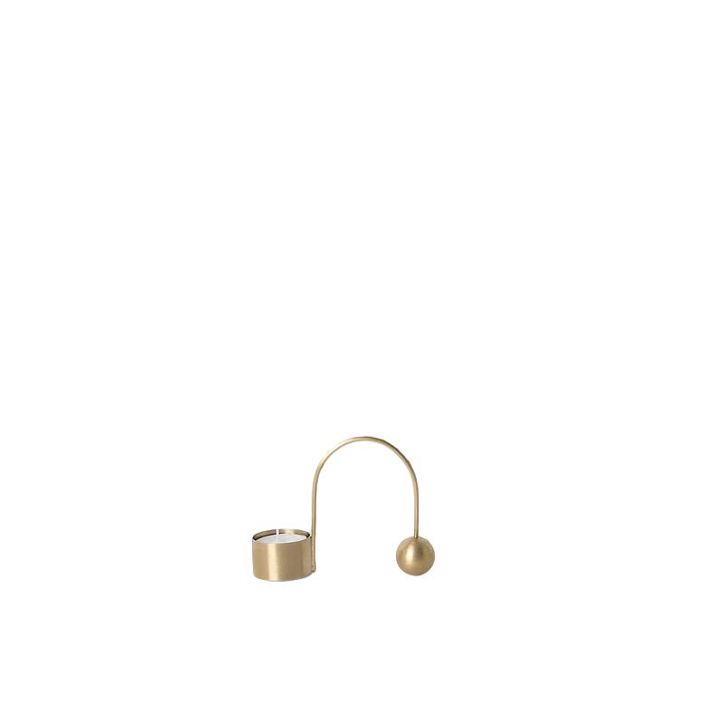 Ferm Living Balance Candlers en laiton, 2cm