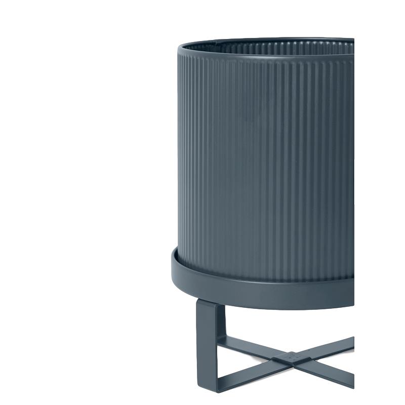 Ferm Living Building Flowerpot, Dark Blue, ø18cm