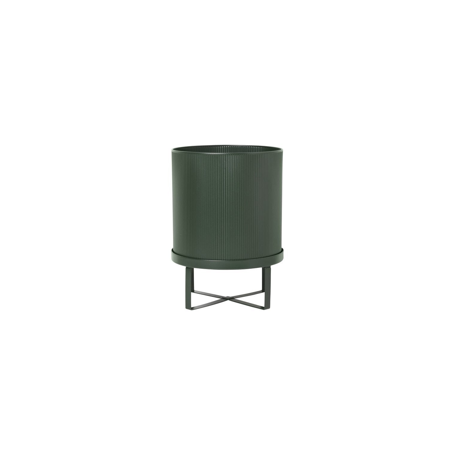 Ferm Living Pot de fleurs de construction vert foncé, grand