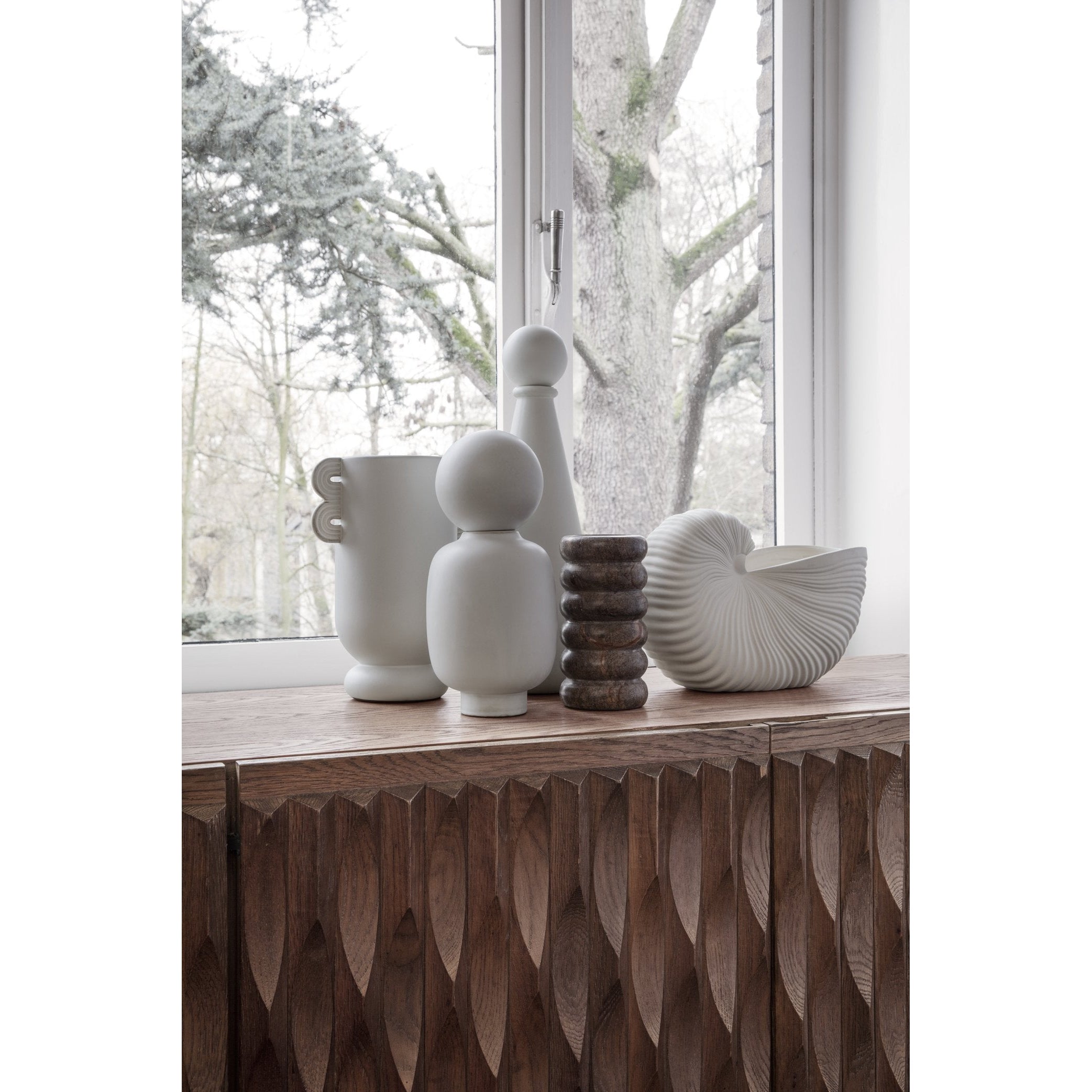 Ferm Living Bendum Vase, braun