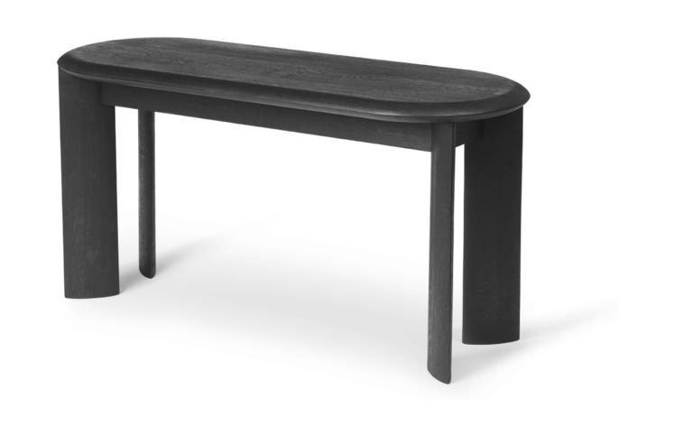 Ferm Living Bevel Bench Black Oiled Oak