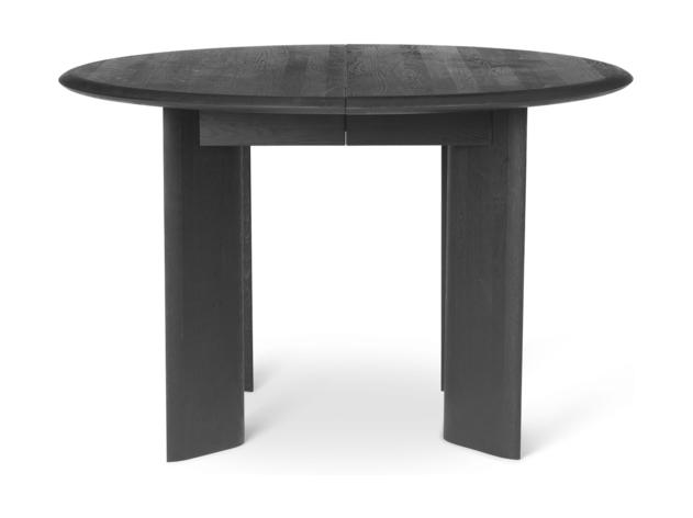 Mesa de bisel de vida ferma redonda Ø117, engrasado negro