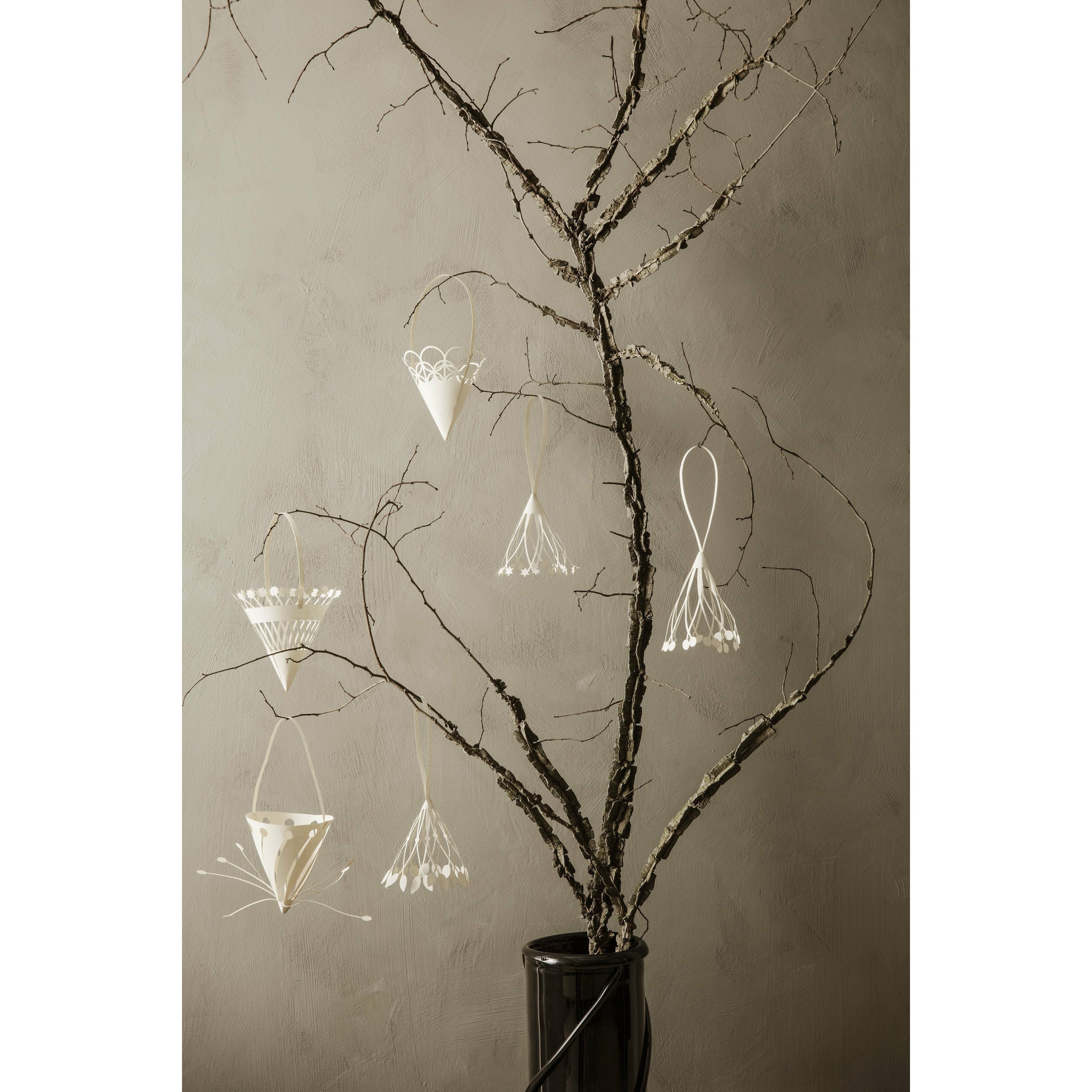 Tassel de papel de Navidad de Ferm Living, conjunto de 3