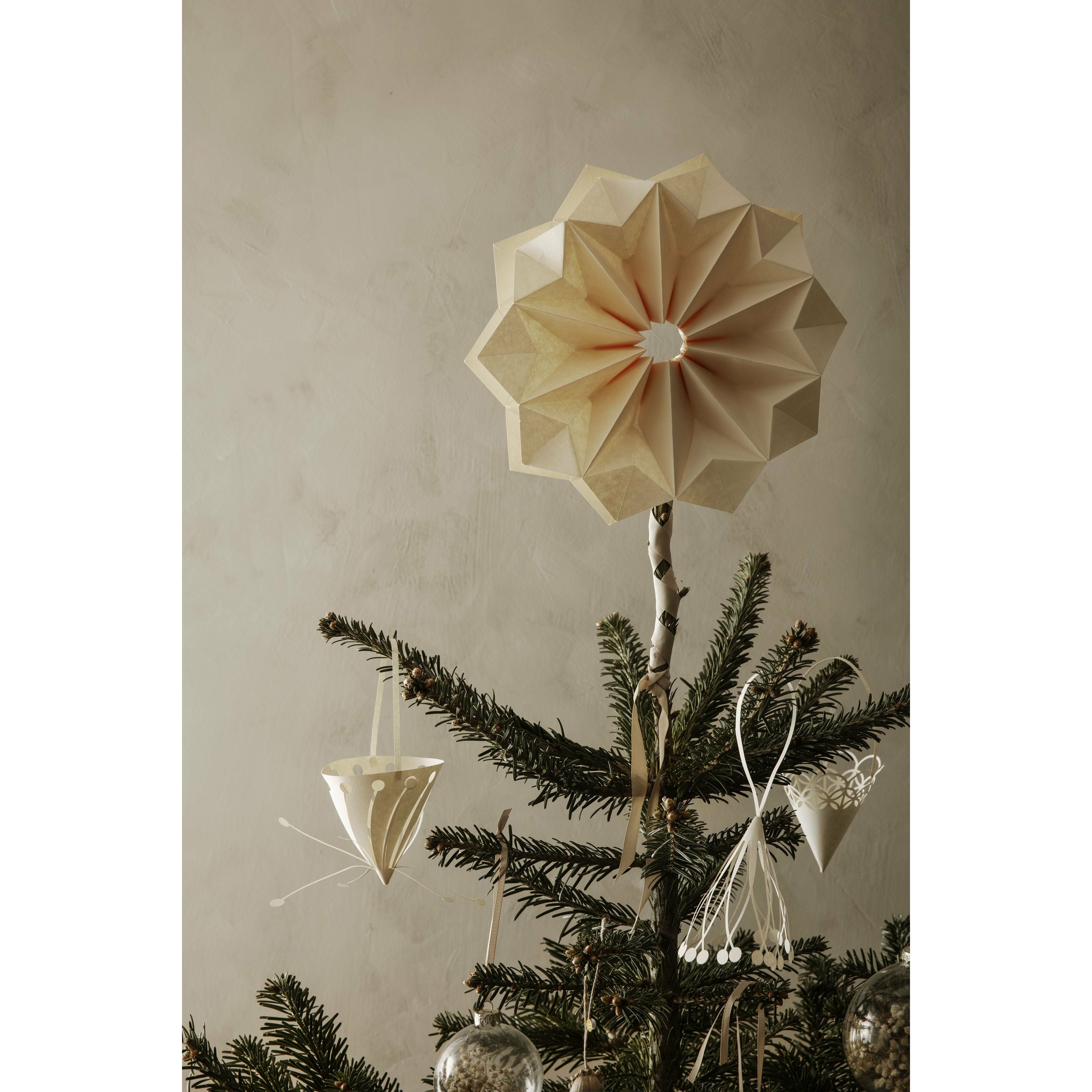 Tassel de papel de Navidad de Ferm Living, conjunto de 3