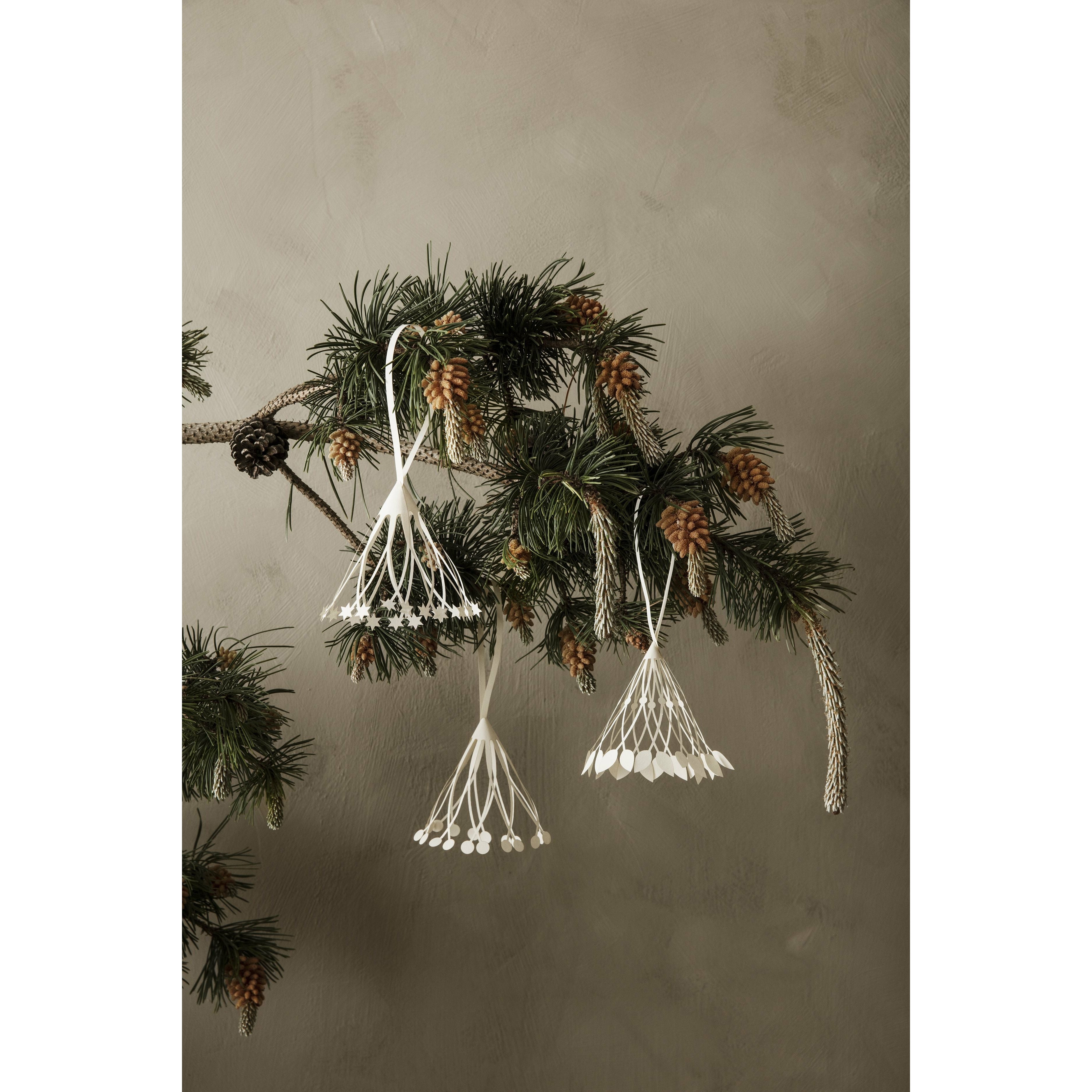 Ferm Living Christmas Paper Tassel, uppsättning av 3