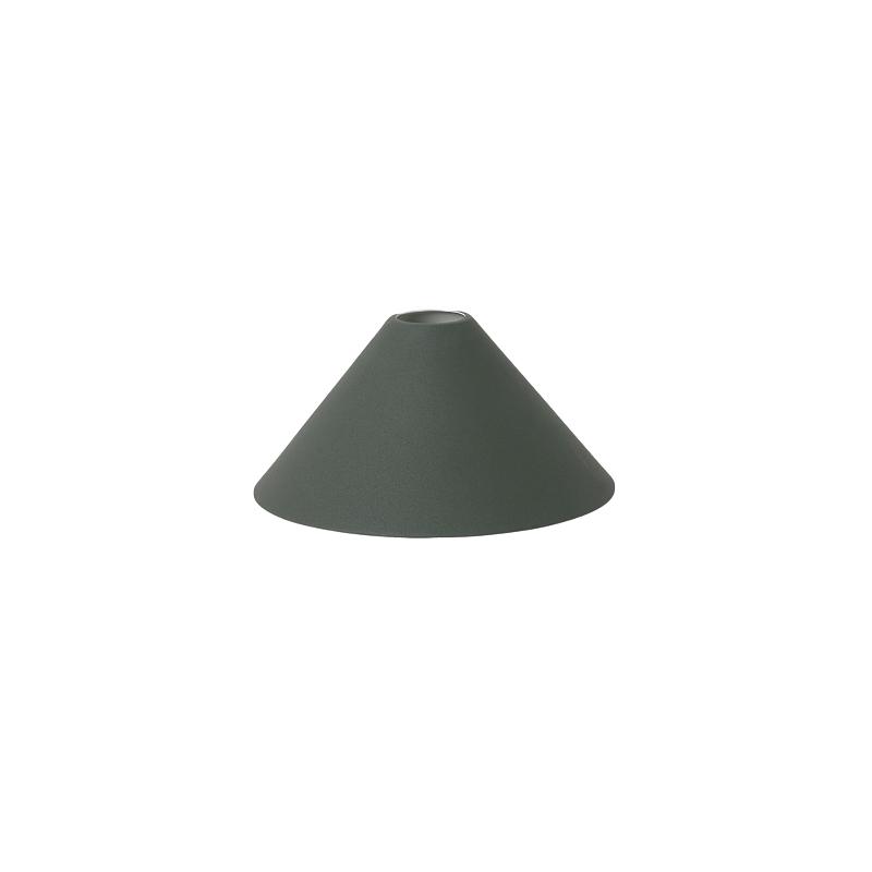 Ferm Living Cone lampskärm, mörkgrön