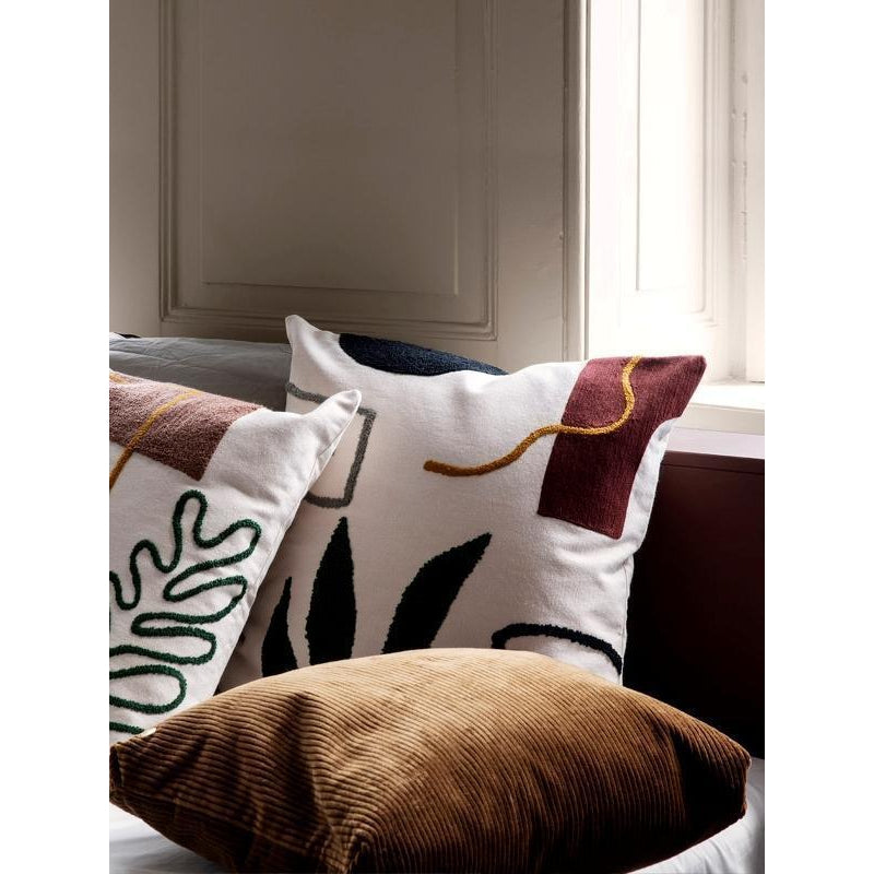 Oreiller Ferm Living Coluroy, Ornive d'or