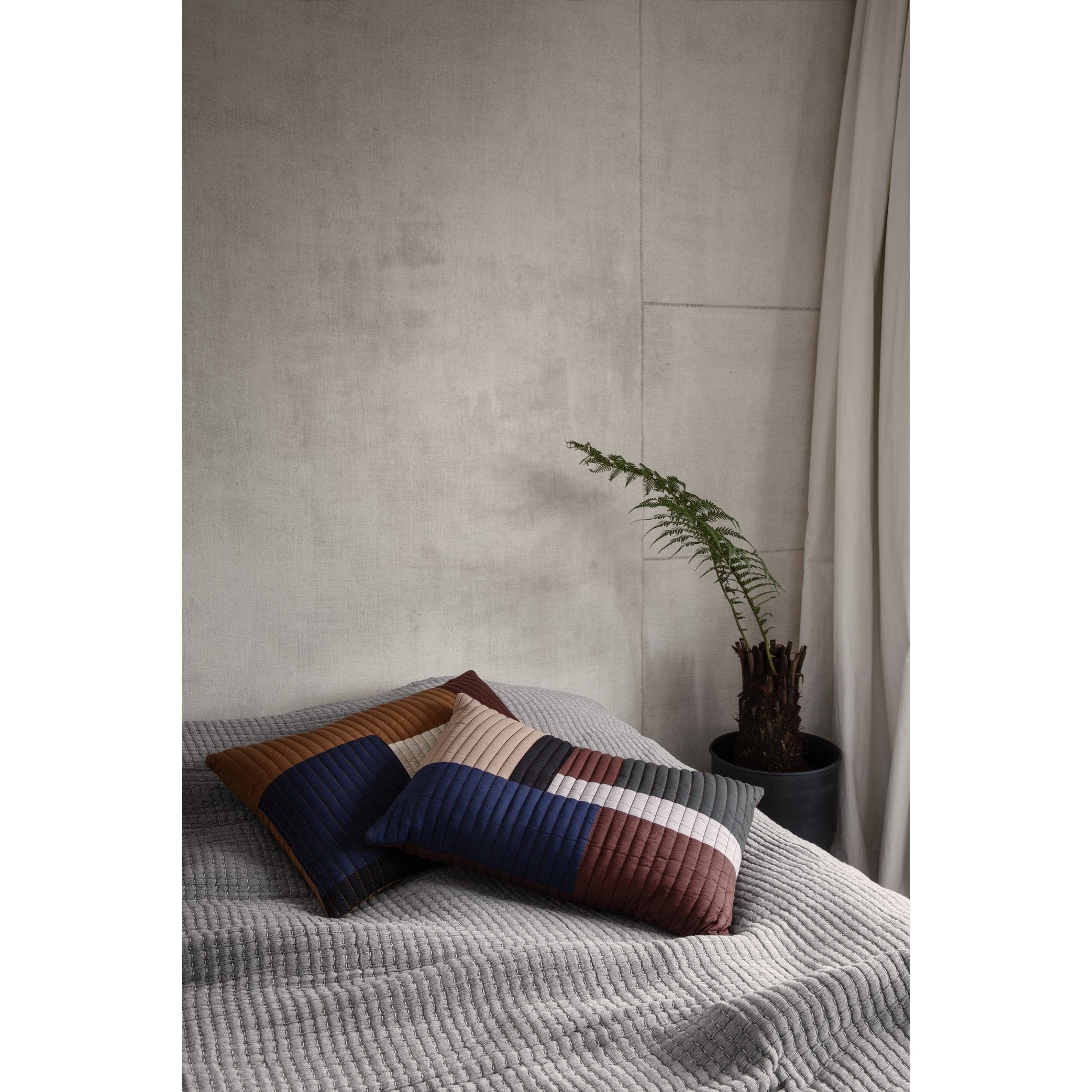 Ferm Living Couvre-lit Daze, gris chaud