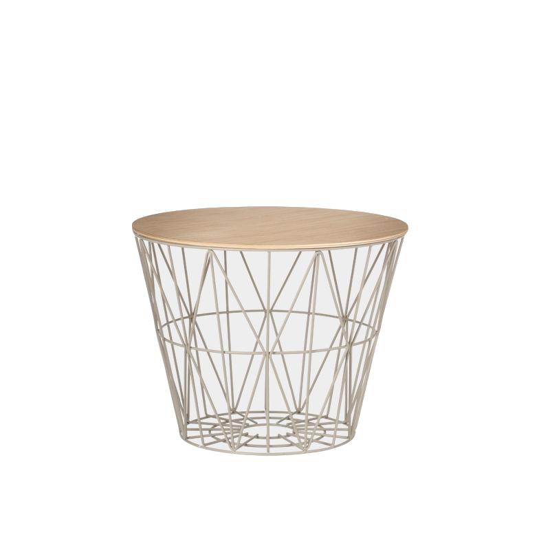 Ferm Living Lid For The Threaded Basket Oak, ø50cm