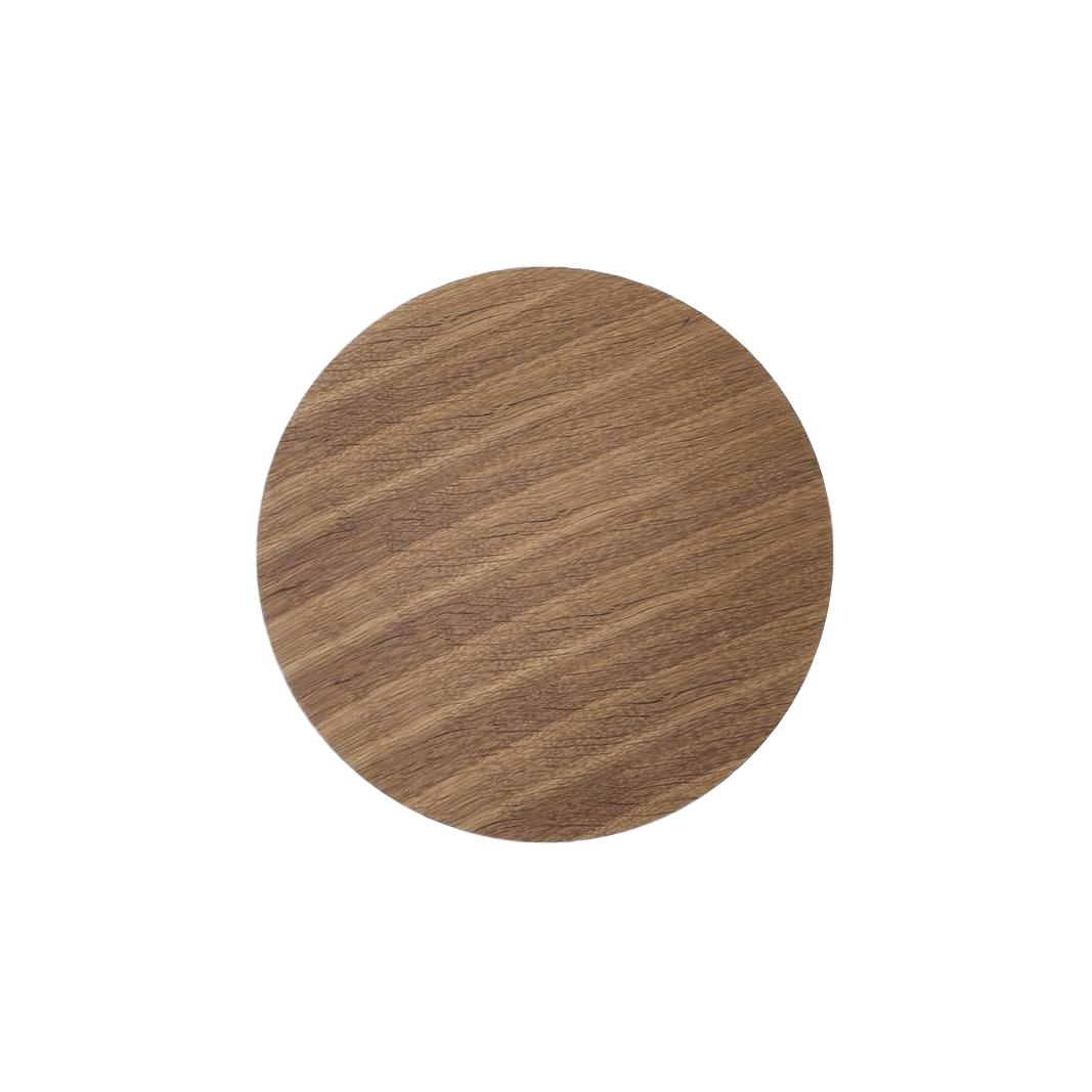 Ferm Living Lid For The Threaded Basket Smoked Oak, ø50cm