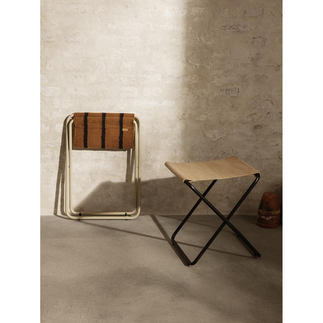 Ferm Living Desert Stool, Cashmere/Stripe