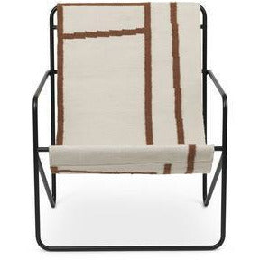 Ferm Living Desert Chair, Black/Shapes