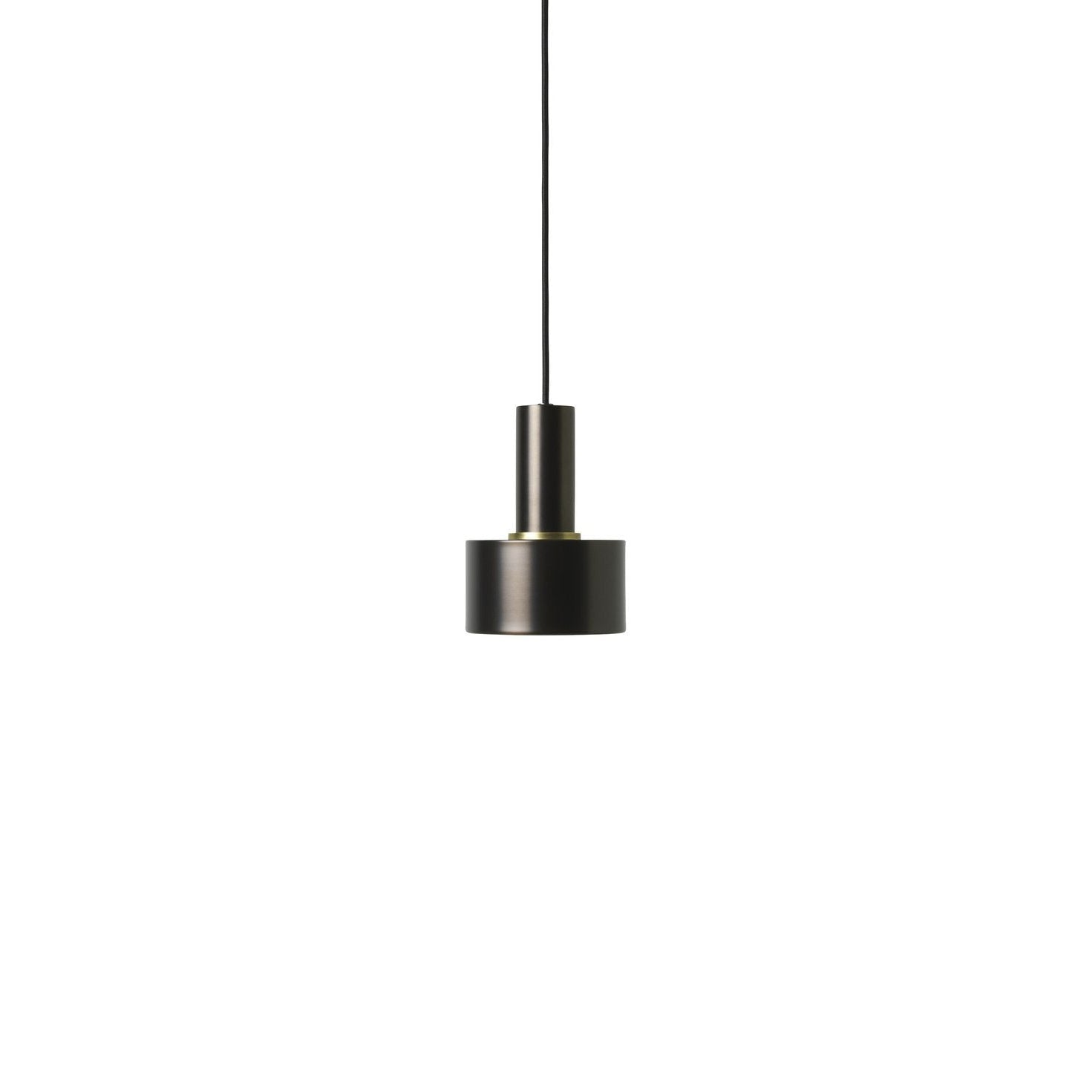 Ferm Living Disc Lampshade, Black Brass