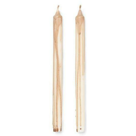 Ferm Living Dryp Candles Set von 2 2,2 x 30 cm, Beige