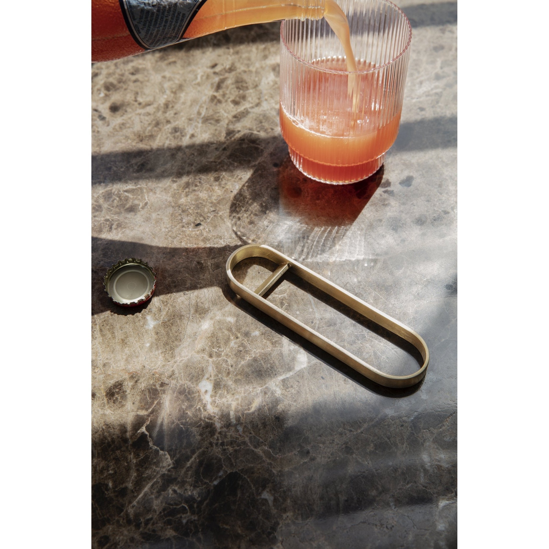 Ferm Living Fein Bottle Opener, Brass