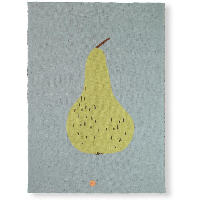 Couverture Ferm Living Fruiticana, poire