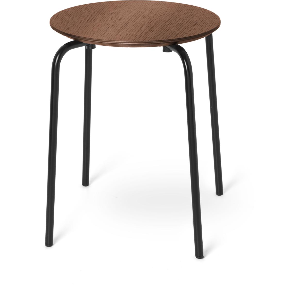 Ferm Living Herman Stool Walnut, Negro