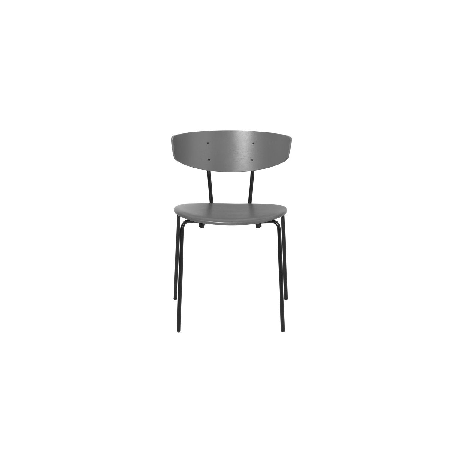 Ferm Living Herman Chair Leather, Warm Grey/Grey