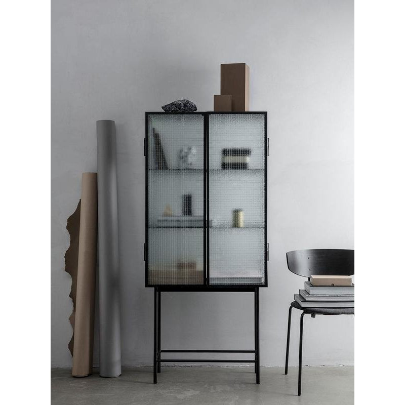 Ferm Living Herman Stuhl, schwarz/dunkelgrau