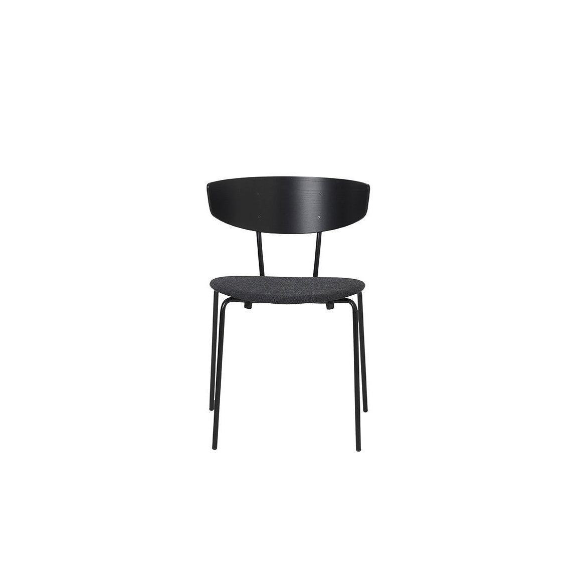 Silla de herman viviente de ferm, negro/gris oscuro