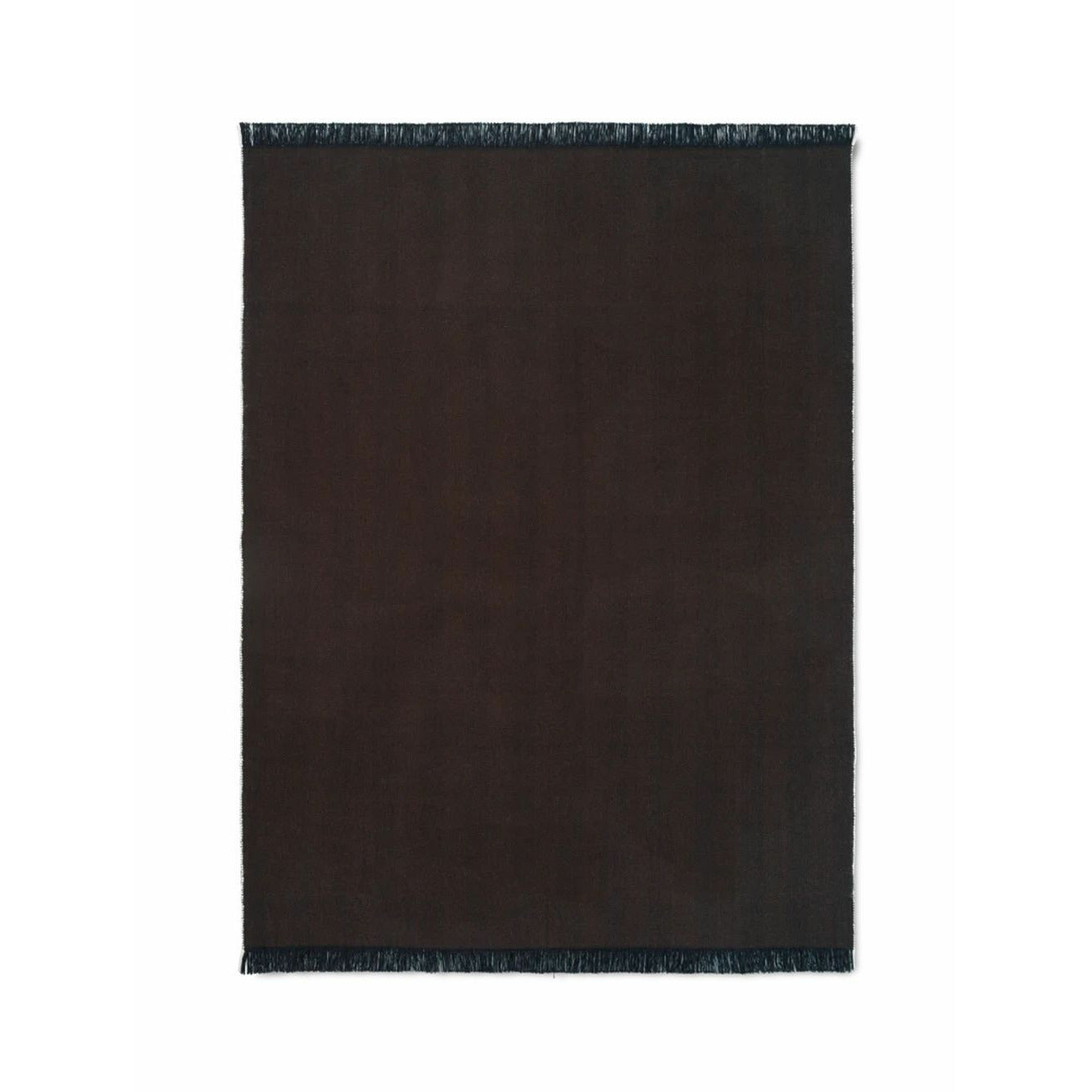 Ferm Living Herringbone Blanket, Dark Coffee