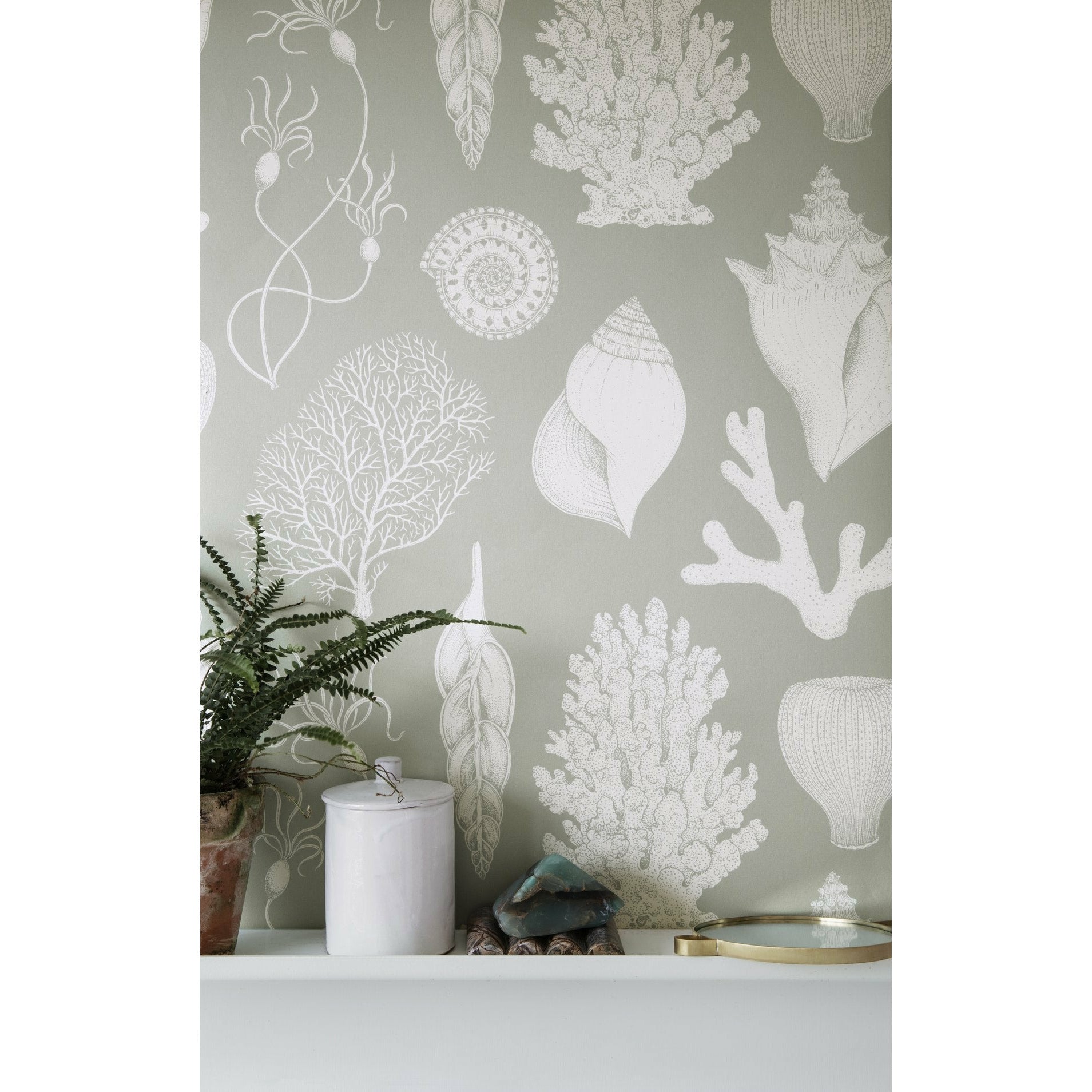 Ferm Living Katie Scott Wallpaper Shells, Off White