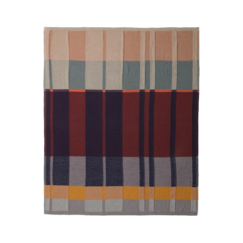 Ferm Living Medley Knit Decke, Multi-Teppiche-Ferm Living-5704723015147-Final-Sale-7140-FER-UDGÅET-inwohn