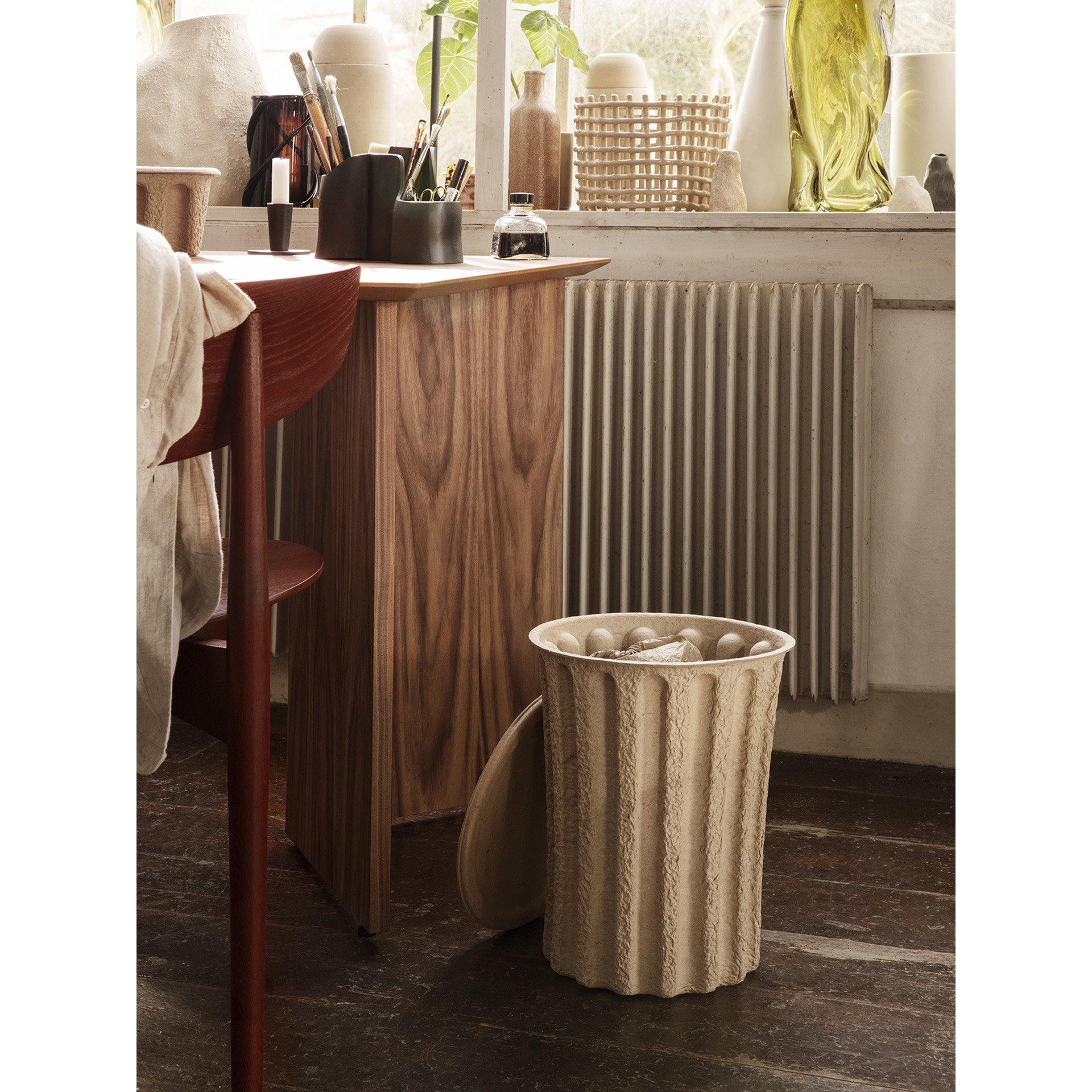 Ferm Living Mingle Holzbeine für Schreibtisch Walnuss, 48 ​​cm