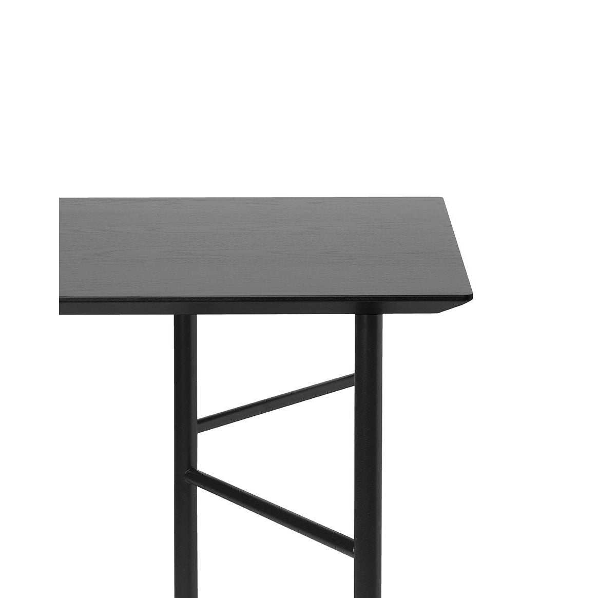 Ferm Living Mingle Desk Top 135 cm, schwarzer Eichenfurnier