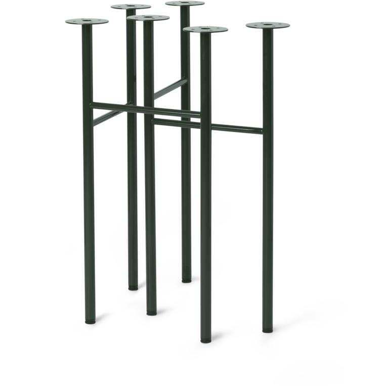 Ferm Living Mingle Trestles verde, conjunto de 2