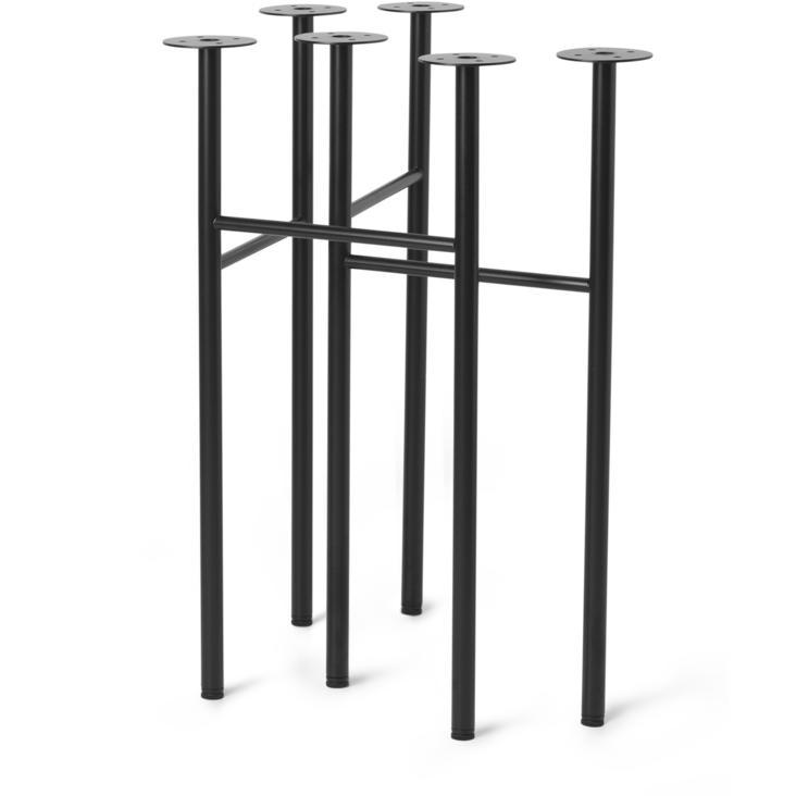 Ferm Living Mingle Trestles W48 Svart, uppsättning av 2