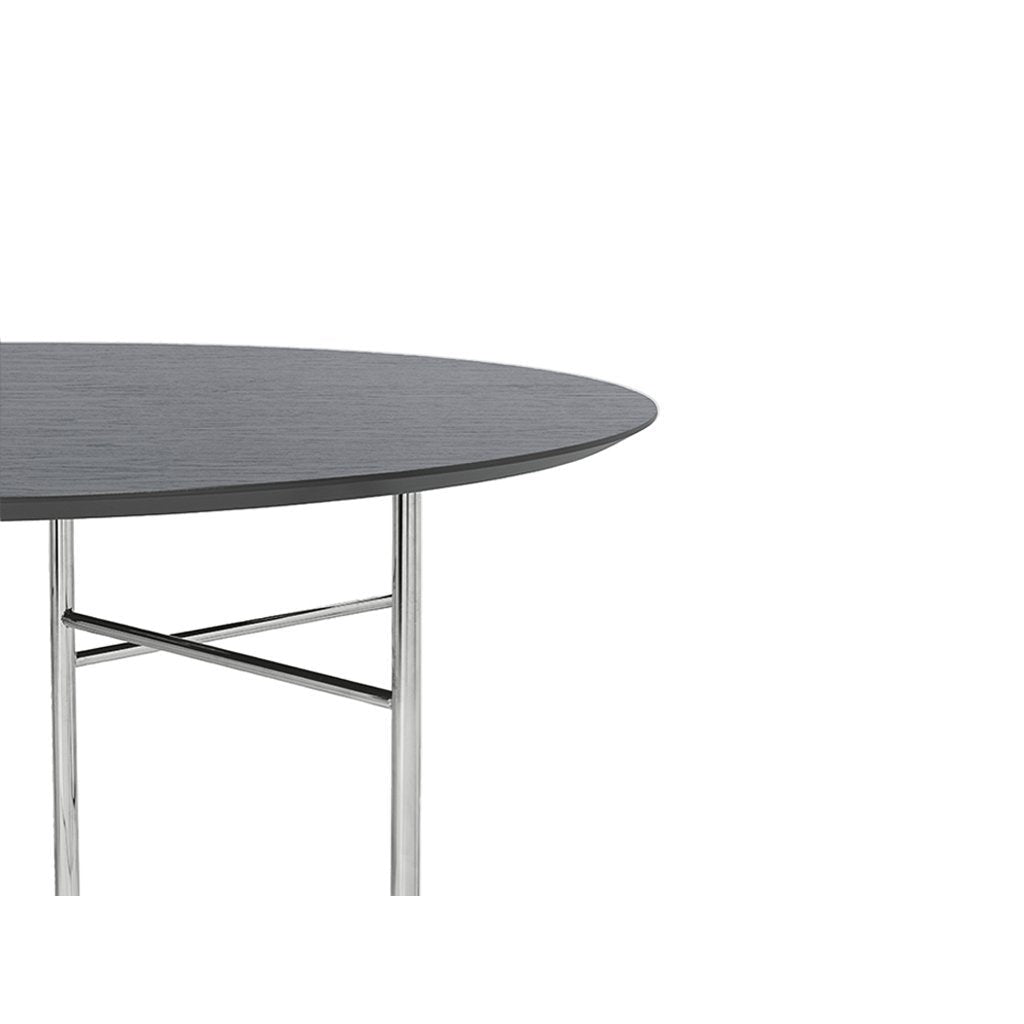 Ferm Living Mingle Table Top Round Ø 130, schwarzes Furnier