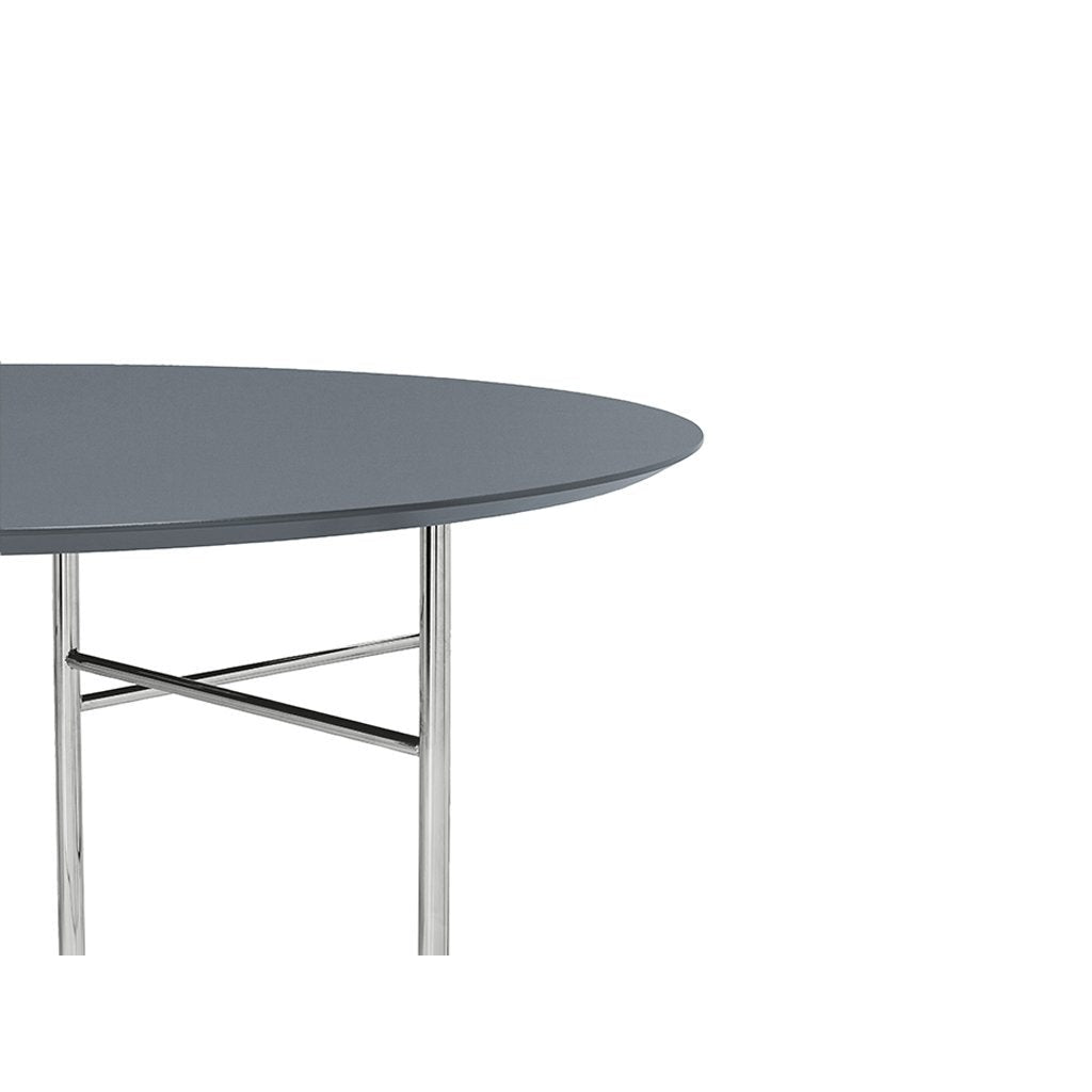 Ferm Living Mingle Table Top Round ø 130, Lino Dusty Blue