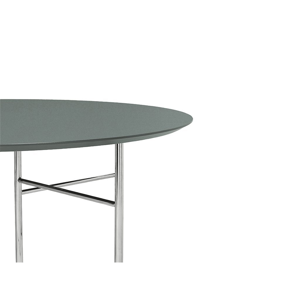 Ferm Living Mingle Table Top Round ø 130, Lino Green