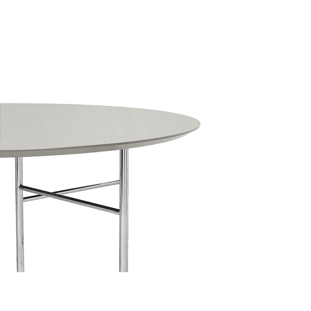 Ferm -Mingle Mingle Table Top Round Ø 130, Lino Light Grey