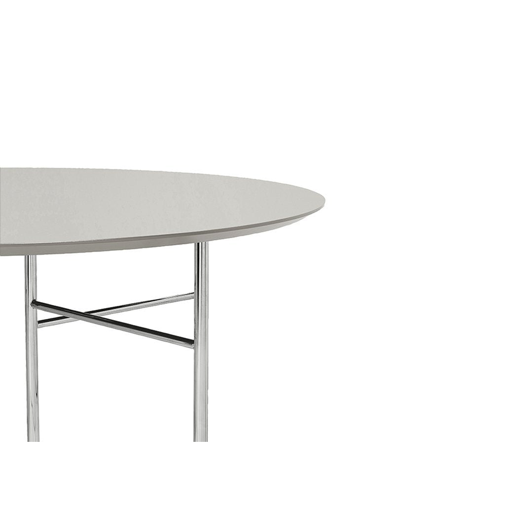 Ferm Living Mingle Table Top Round ø 130, Lino Light Grey