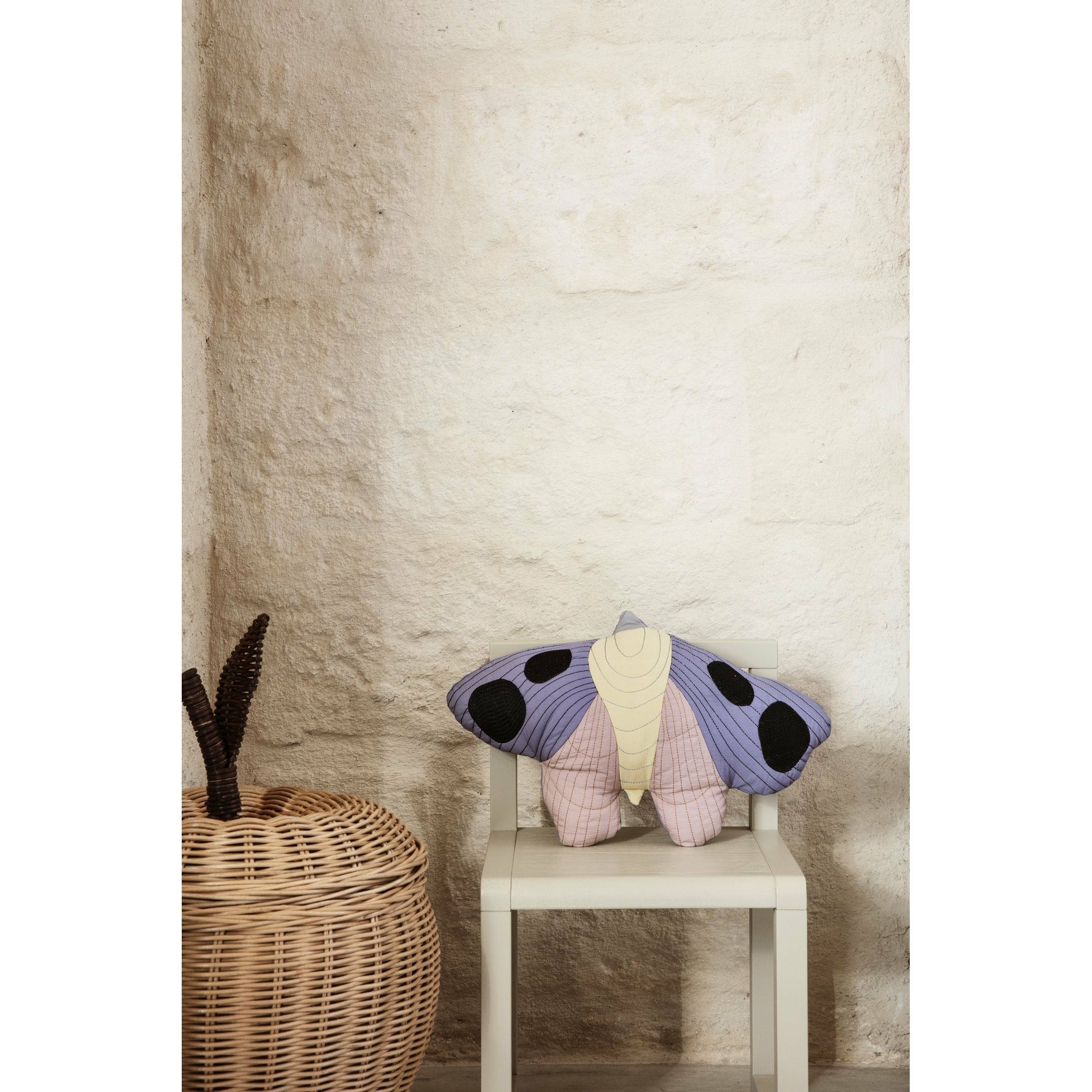 Ferm Living Moth Quiltet pude