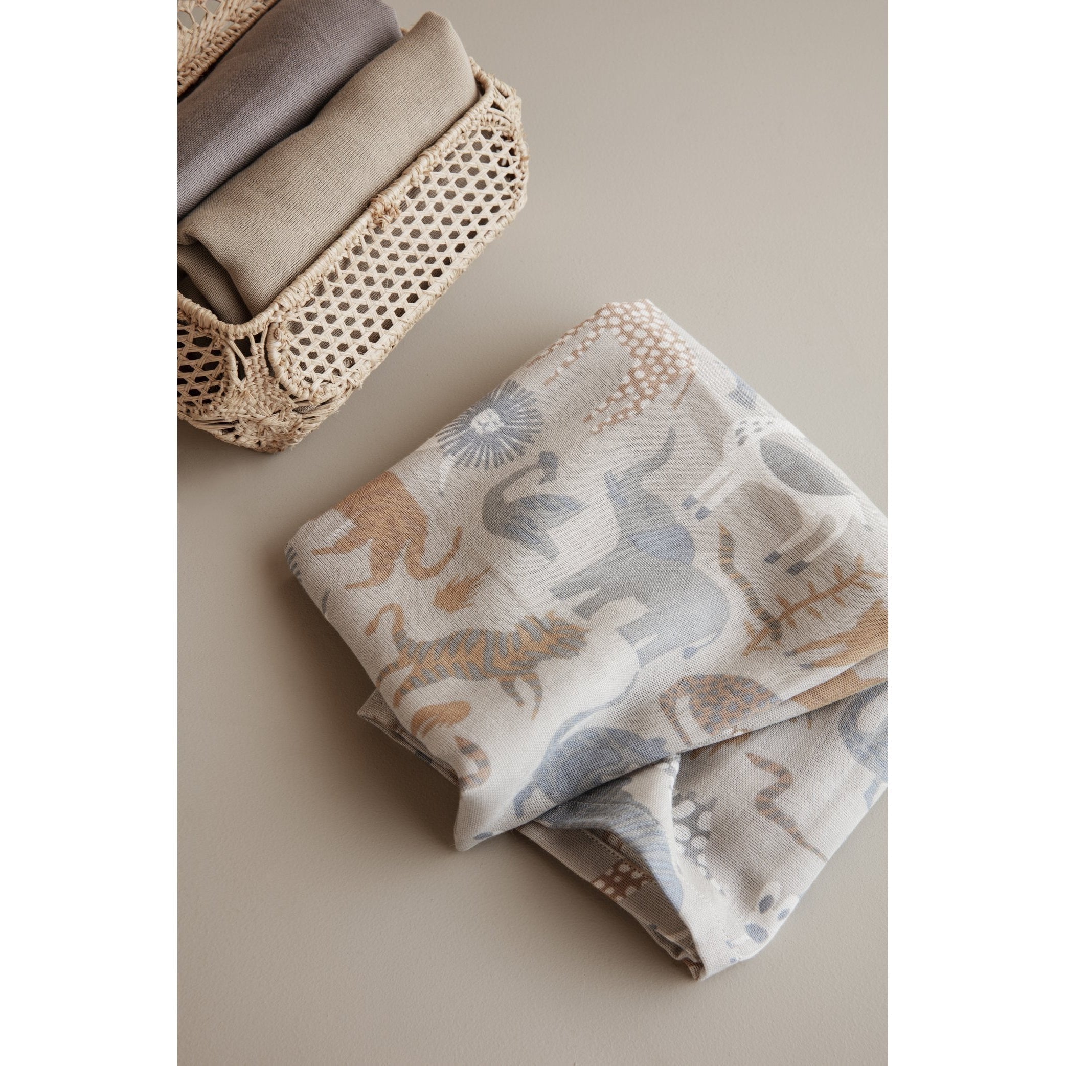 Ferm Living Muslin Squares Cloth Diapers Fruiticana, 3 Pcs.