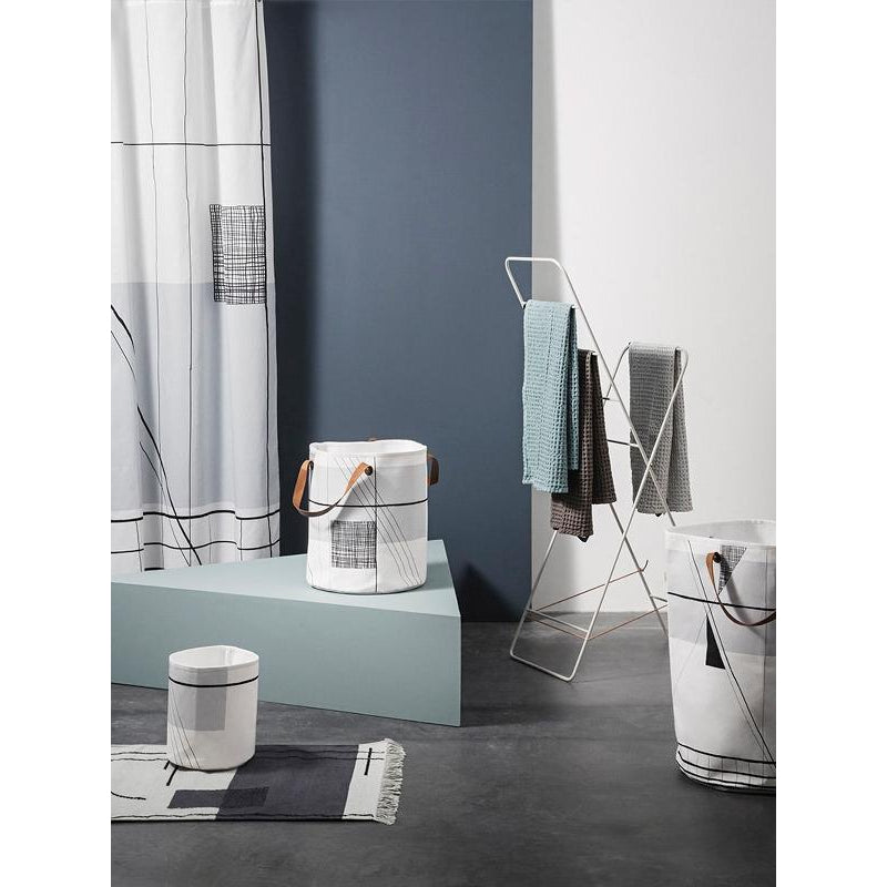 Ferm Living Organic Badehandtuch, Blau-Badetextilien-Ferm Living-5704723991311-Final-Sale-9131-FER-UDGÅET-inwohn