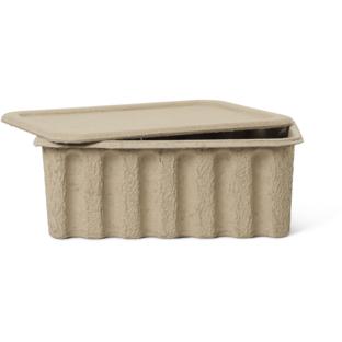 Ferm Living Paper Pulp Box Brown 40 cm, 2pcs.