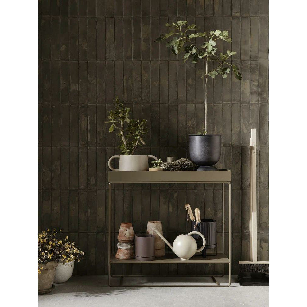 Ferm Living Jardinière à deux étages, Olive