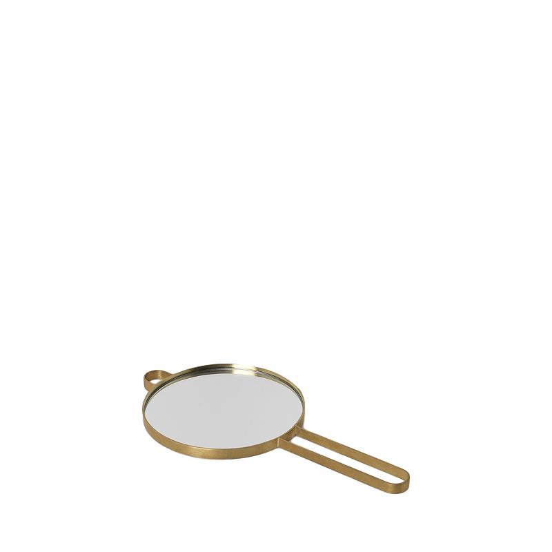 Ferm Living Poise Hand Mirror, Brass