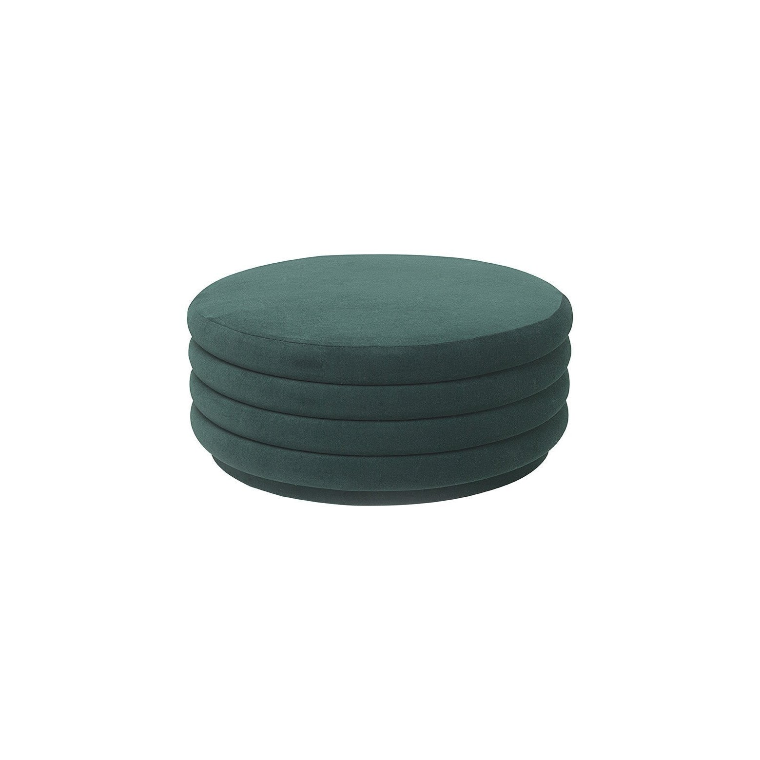 Ferm Living Pouf Round Round Green, Ø90cm