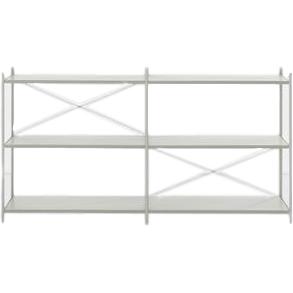 Sistema de estantería puntual de Ferm Living 2 gris, 3 estantes