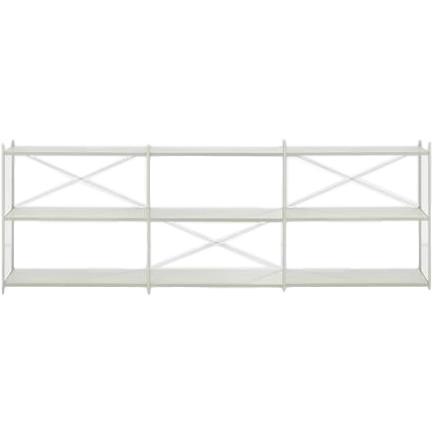 Sistema de estantería puntual de Ferm Living 3 gris, 3 estantes